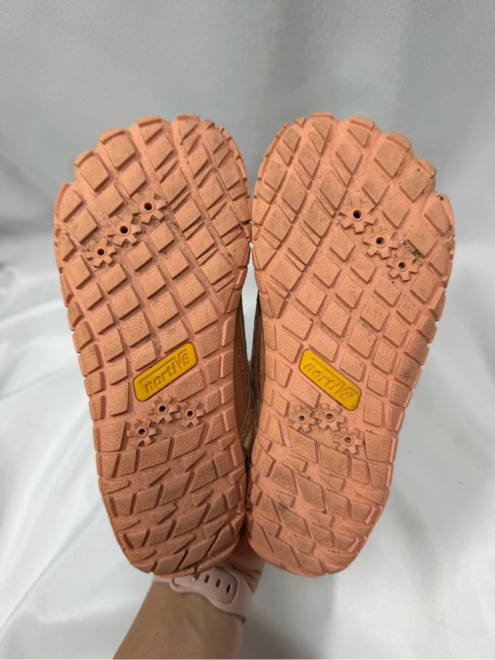 NORTIV 8 | Water Shoes Peach Pink Lightweight Unisex Kids Size 3